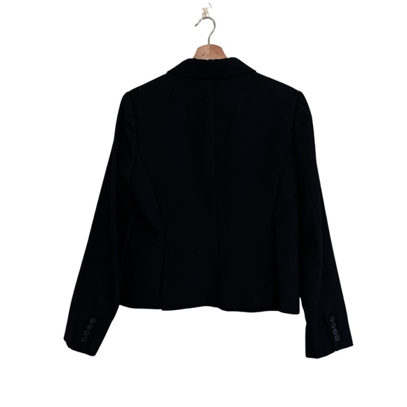 J. Crew Double Button Super 120’s Wool Blazer Black Size - Picture 6 of 10